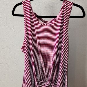 Dani Knot Front Open Back Detail Knit